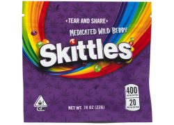 Skittles Medicated Wild Berry 400mg THC