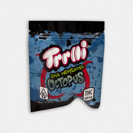 Trolli Gummies – Sour Brite Crawlers Octopus 600MG THC