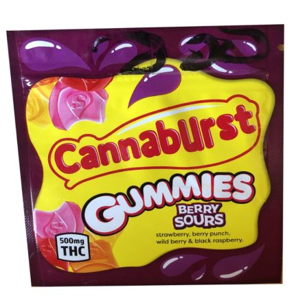 Cannaburst Gummies Sour Berries (500mg THC)