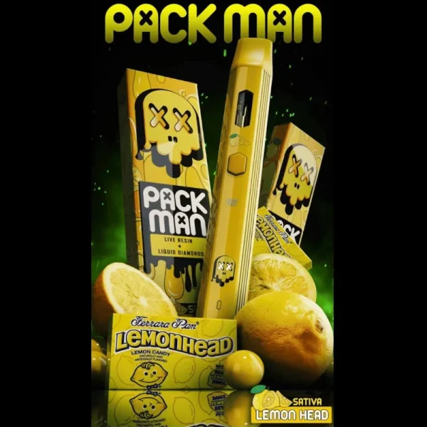 PackMan Lemon Head – 2G Live Resin + Liquid Diamonds