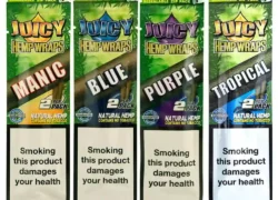 Juicy Jays Hemp Wraps – Variety Pack Bundle of Mixed Flavors (6 Packs of 2, for 12 Total Wraps) – Made of Pure Hemp, Non Tobacco