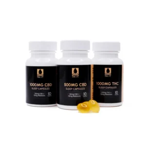 100mg THC and 10mg Melatonin Capsules 10 Softgels – ONE LIFE
