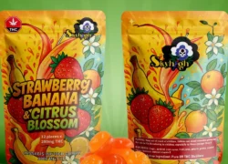 Sky High Edibles – Strawberry Banana + Citrus Blossom Gummy 3000mg THC